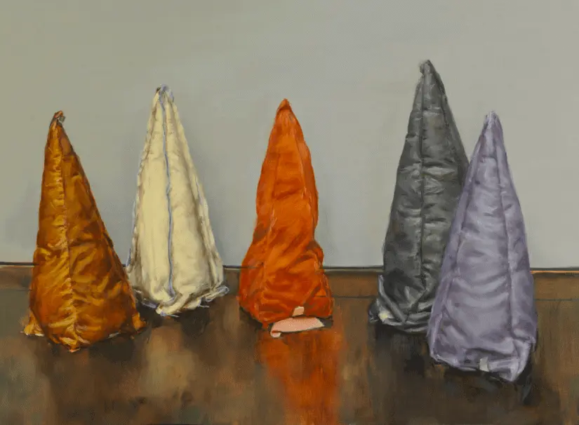 Michaël Borremans, Coloured Cones, 2019
