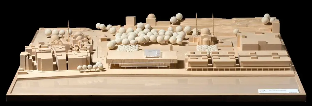 Modello fisico di studio del sito di Istanbul Modern